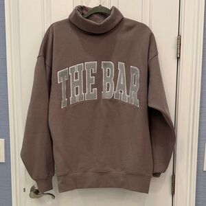 The Bar ARLO HIGHEST NECK SWEATSHIRT CINDER/GREY